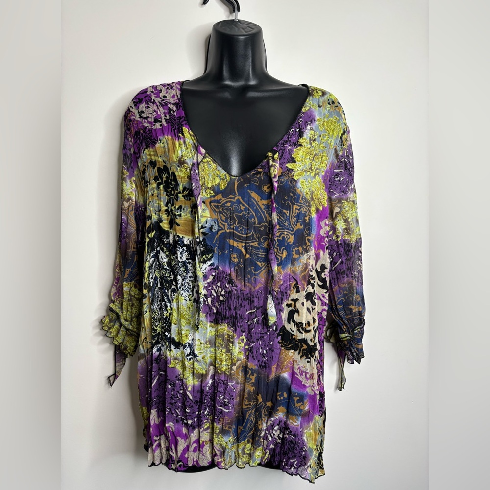 #440 Vintage Cleo Fairy-core Top